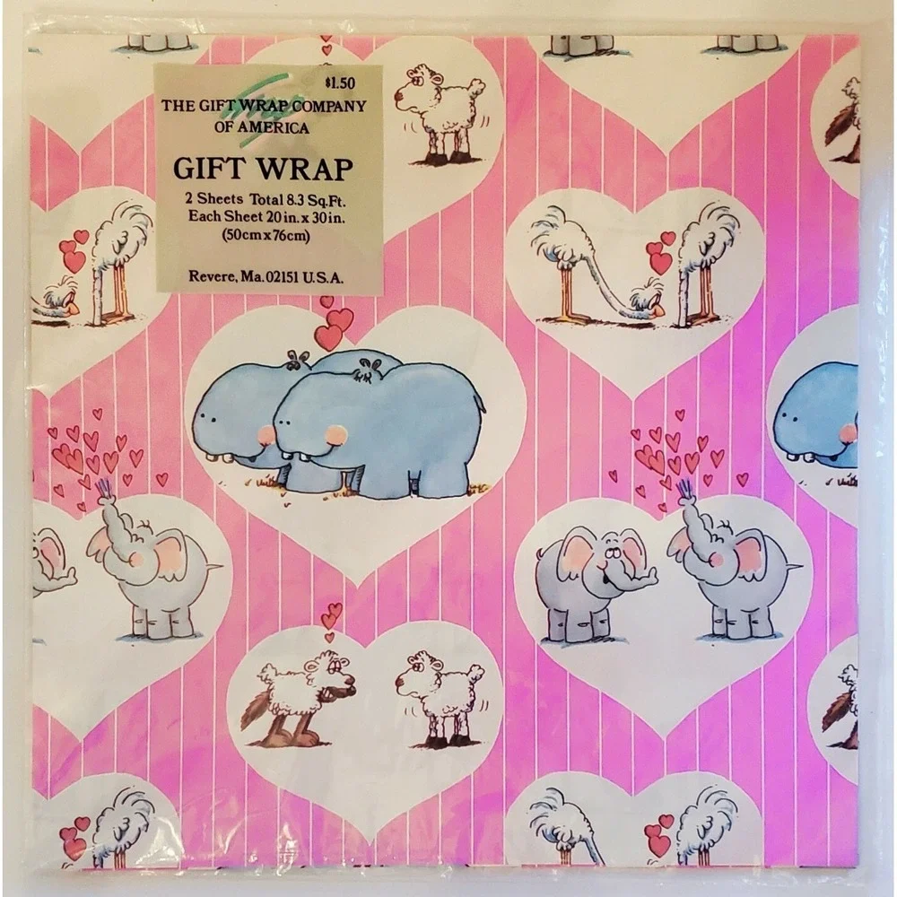 New Vintage The Gift Wrap Company of America Gift Wrapping Paper